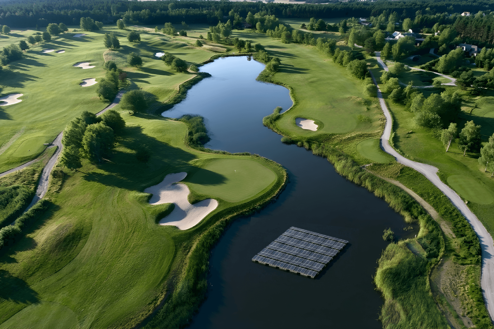 Concept: a Sunsurf solar park delivering power as a service