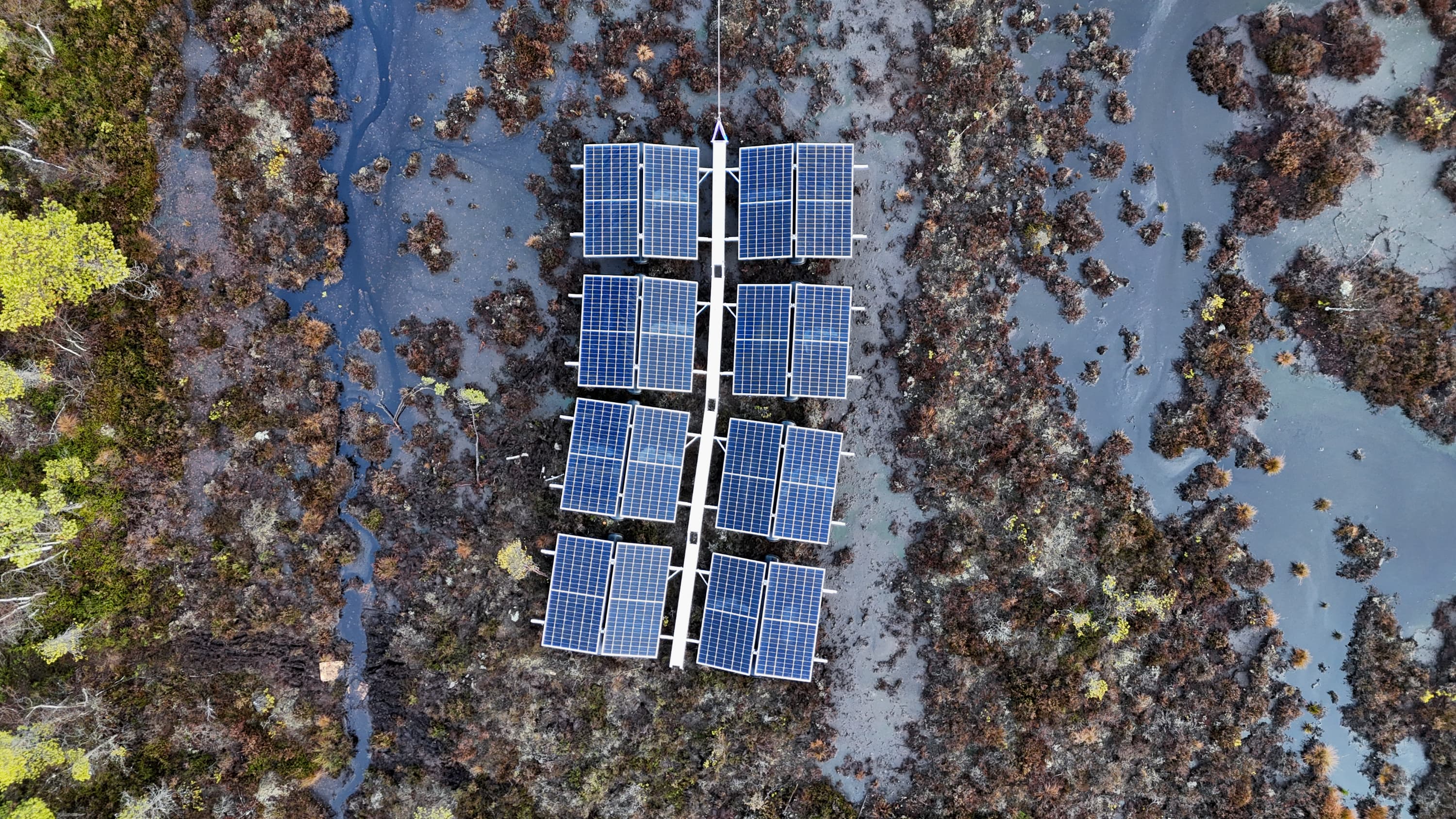 PeatModule — Sunsurf Solar pile-free solar system for peatland and landfill